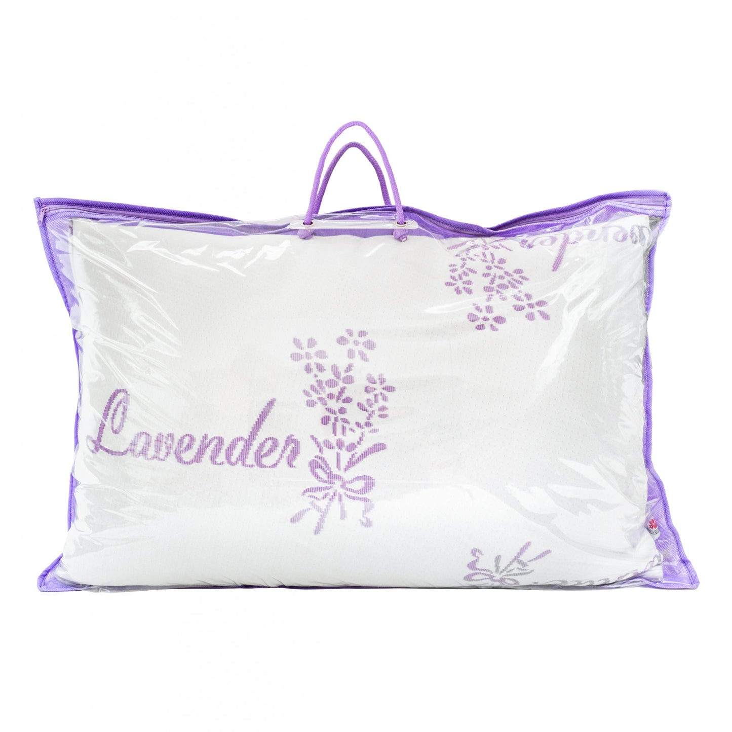 Knit Lavender Oil Infused Hotel Collection Queen Bed Pillow 20x30 For Sleepers