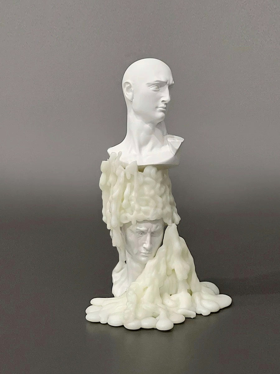 Whimsical 'David' Soy Wax Sculpture Candle - Amusing Scented Delight