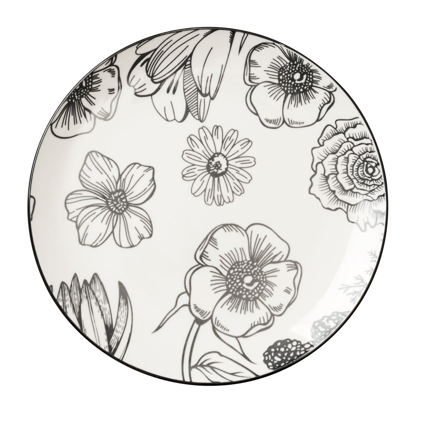 Porcelain Elegance 16 Piece Dinnerware Set Service for 4