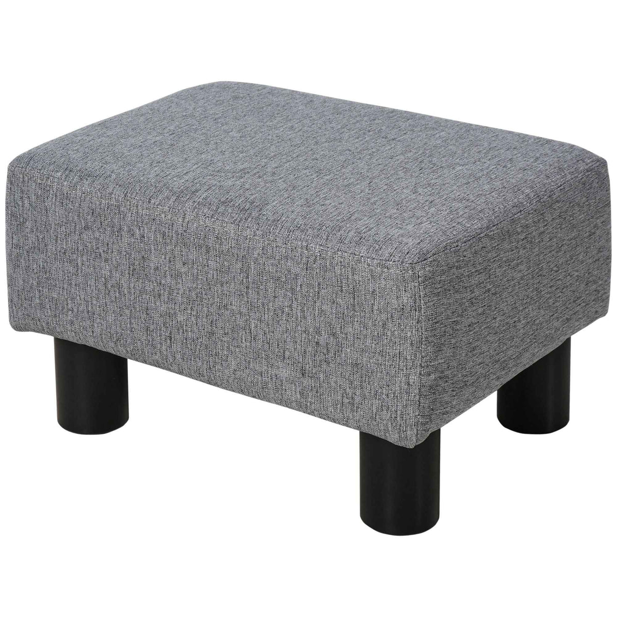 Enhance Your Space with the Gray Linen Ottoman Cube Footrest