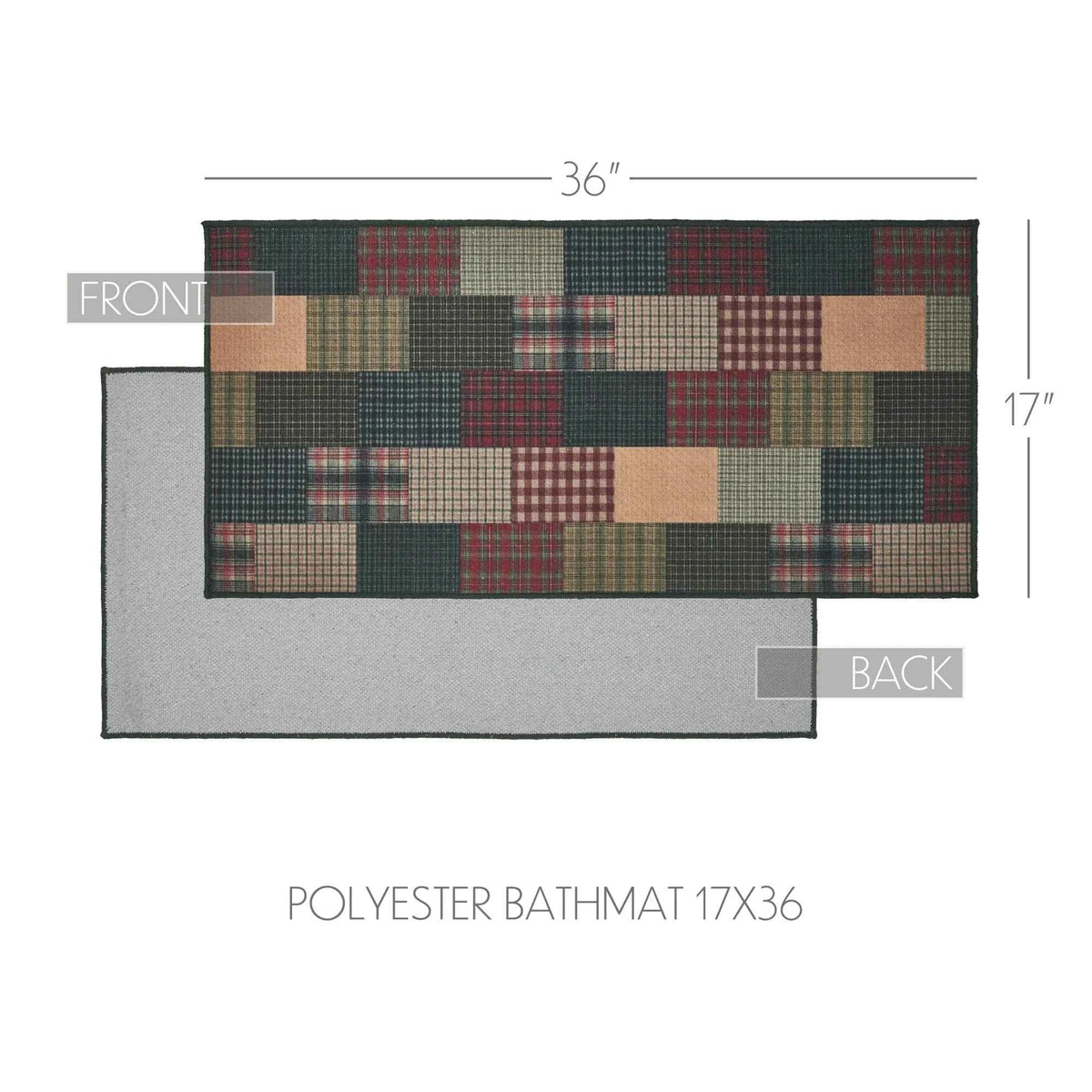 Elevate Your Bathroom with the Oversized Non-Slip Bath Mat