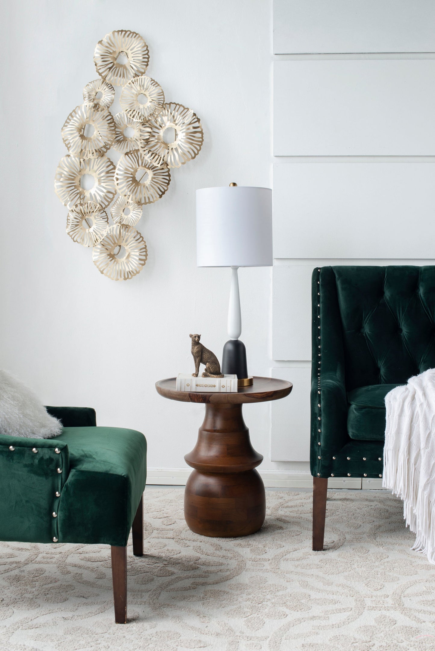 Multicolor Iron Table Lamp Bright Living Room Decor