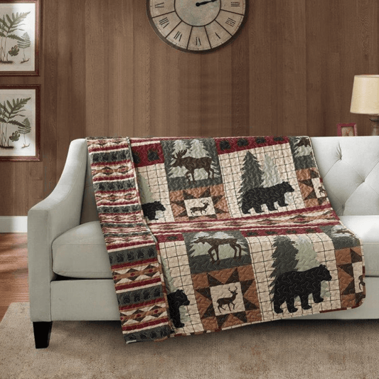 Woodland Retreat Throw Blanket