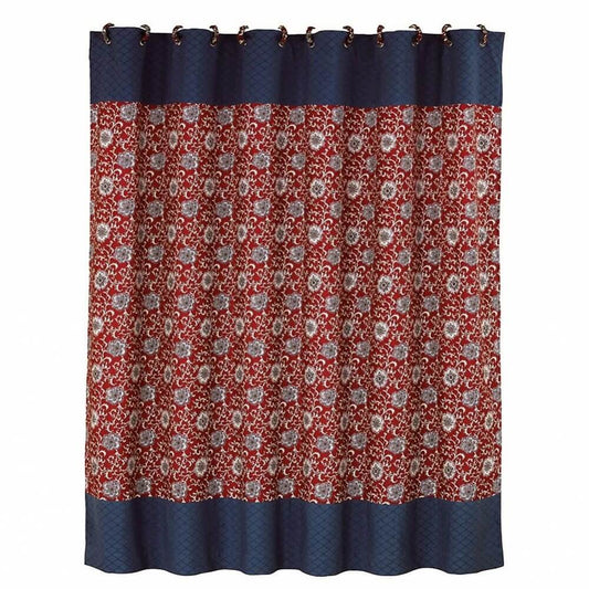 Rustic Floral Ranch Shower Curtain