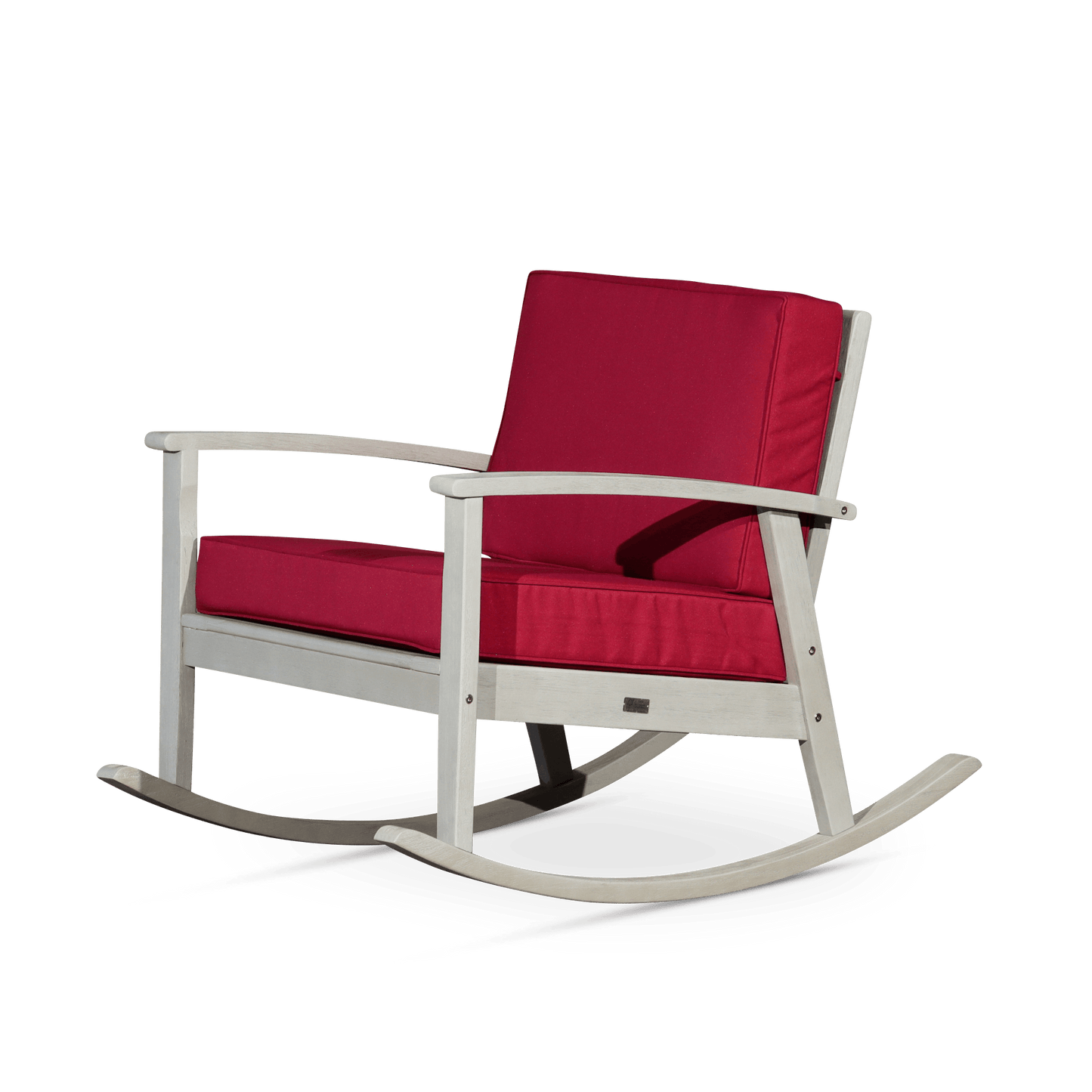 Longs Peak Eucalyptus Outdoor Oversized Rocking Chair with Cushions