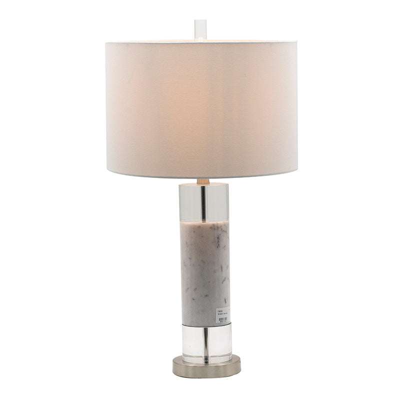 White Marble Table Lamp For Modern Homes Ambient Lighting