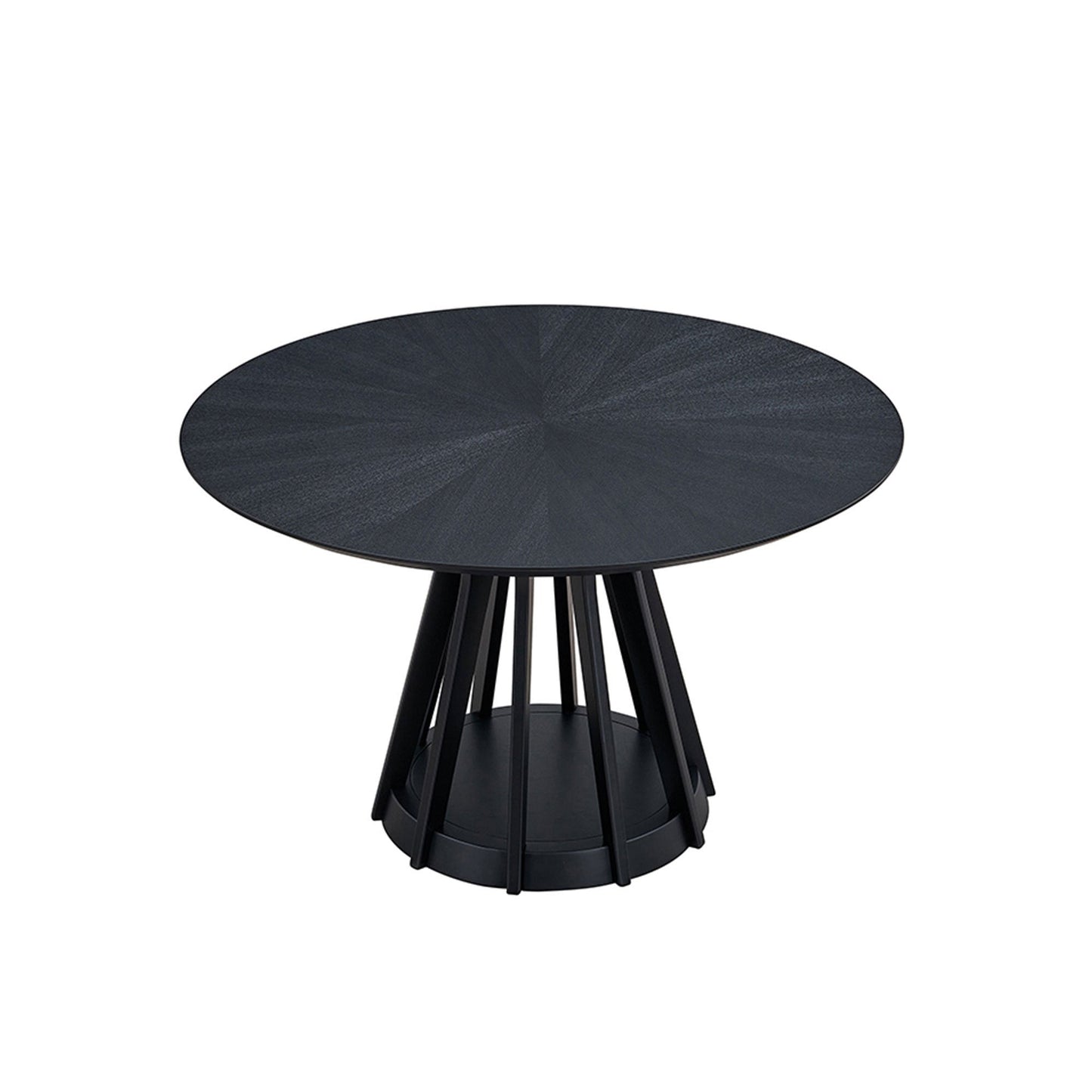 5-Piece Modern Round Dining Table Set with 4 Chairs