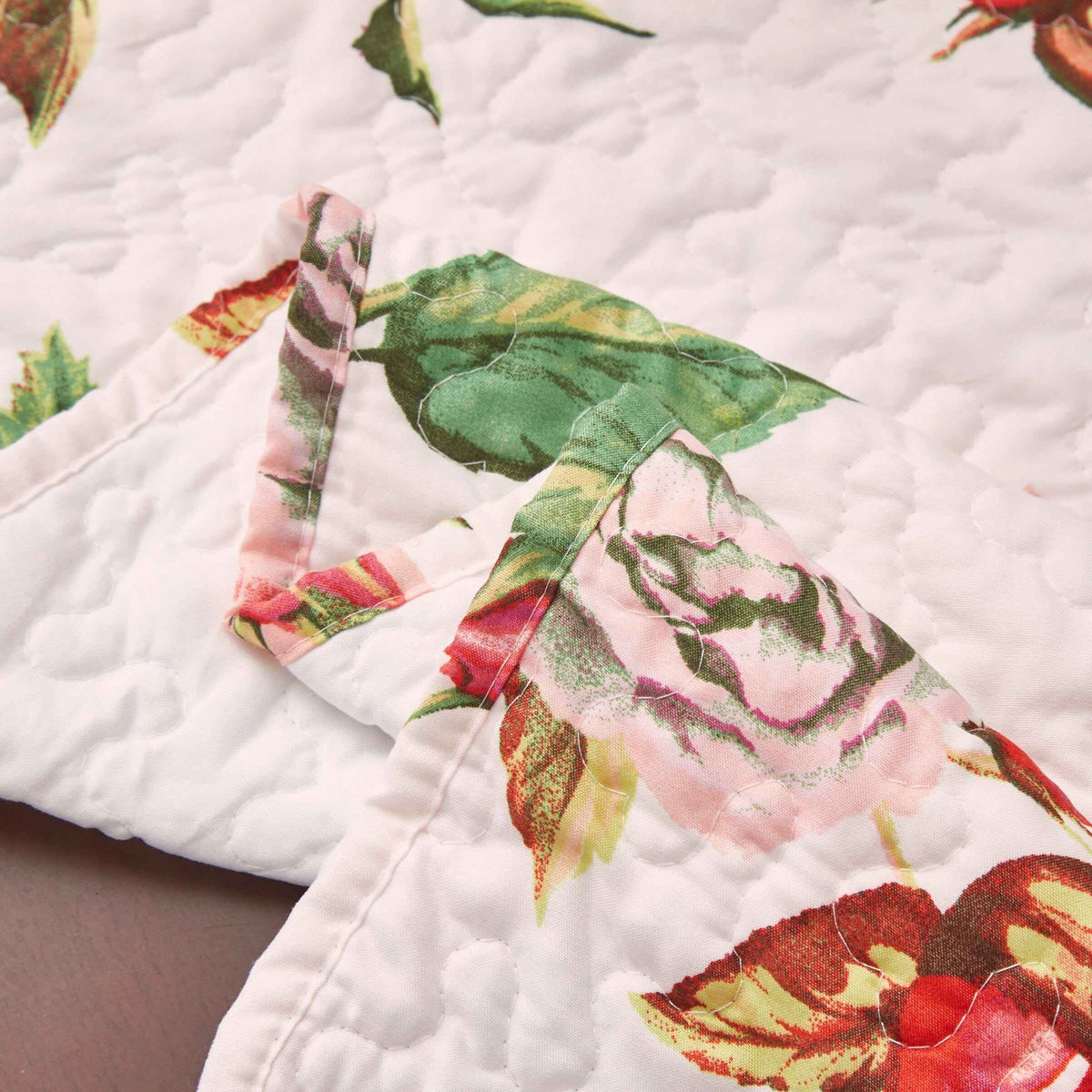 Elevate Your Dining Experience with Our Floral Quilted Table Runner