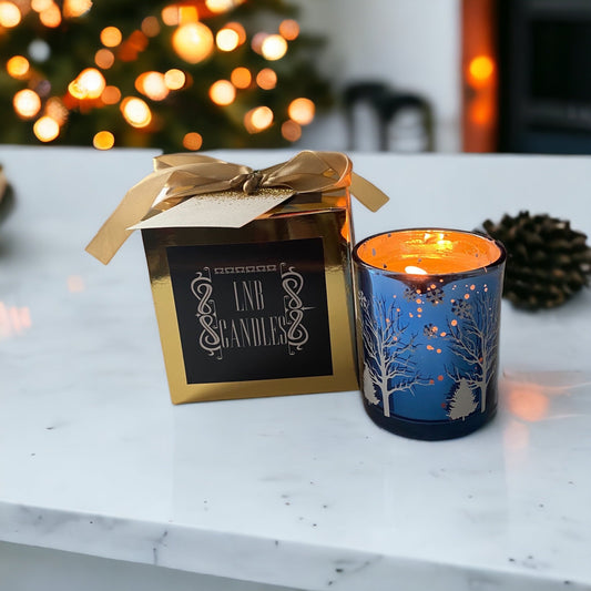 Frozen Holiday Candle Cut Out Soy Wax-0