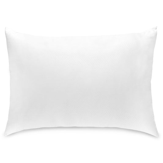 Woven Embossed Hotel Collection Queen Pillow 20x30 White