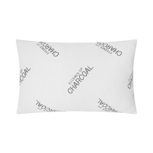 Charcoal Knit Matelasse Queen Bed Pillow For Back Side Stomach Sleepers 20x30