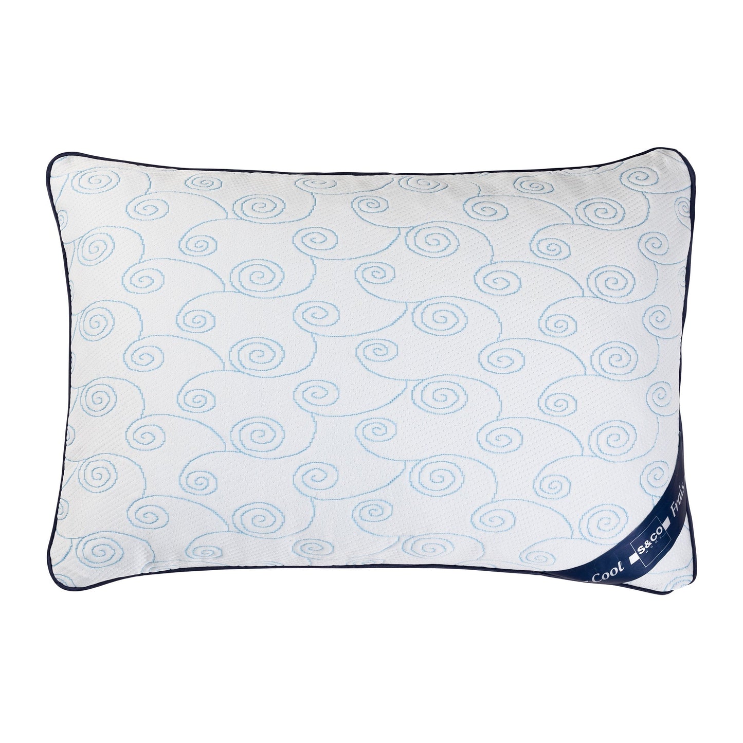 Cooling Matelasse Hotel Collection Queen Pillow 20x30 White for Back Sleepers