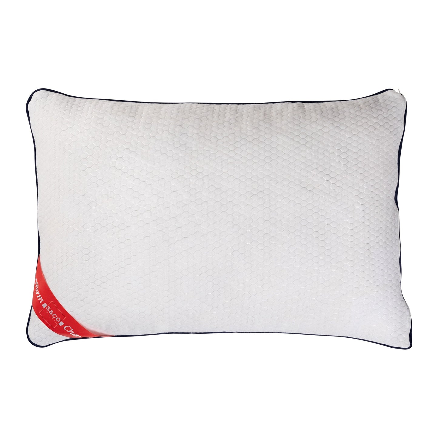 Cooling Matelasse Hotel Collection Queen Pillow 20x30 White for Back Sleepers