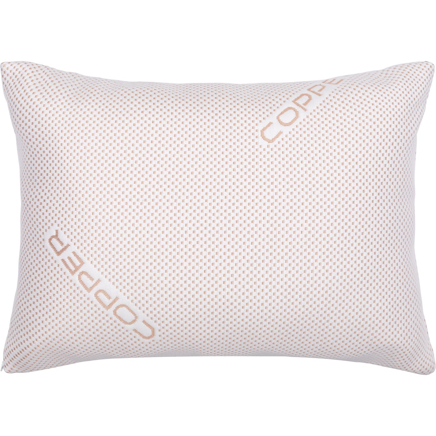 Copper Hotel Collection Queen Bed Pillow 20x30 for Back Side or Stomach Sleepers
