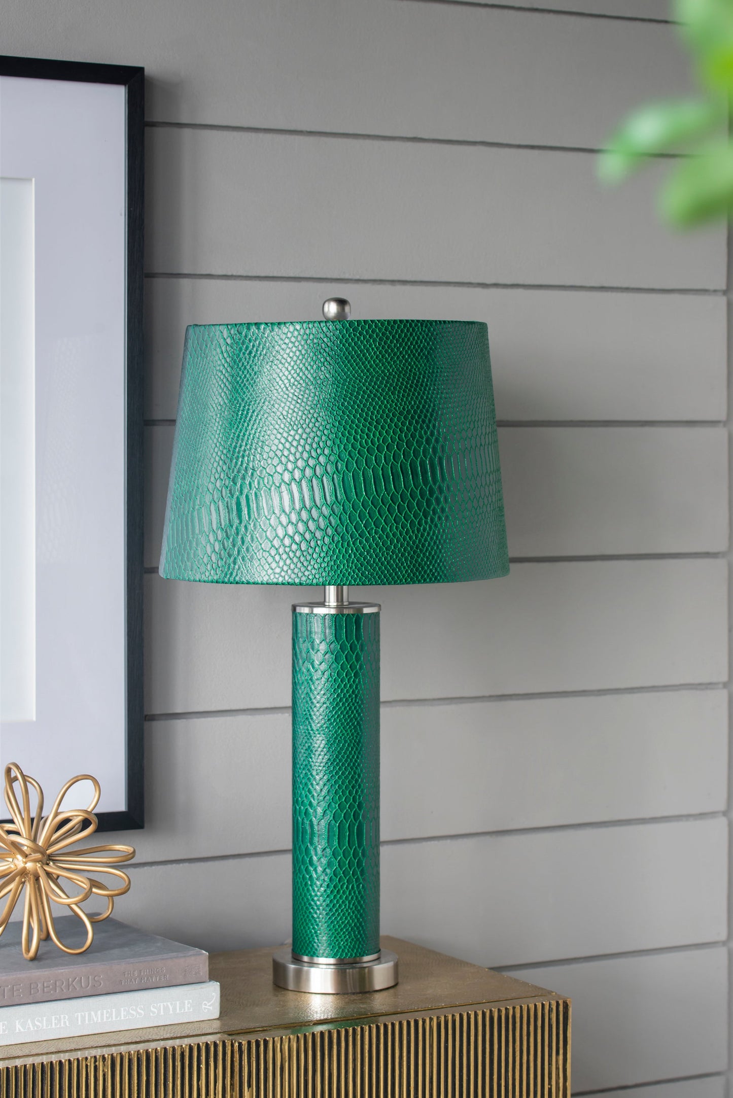 Green Iron Table Lamp For Living Room Elegant Modern Decor