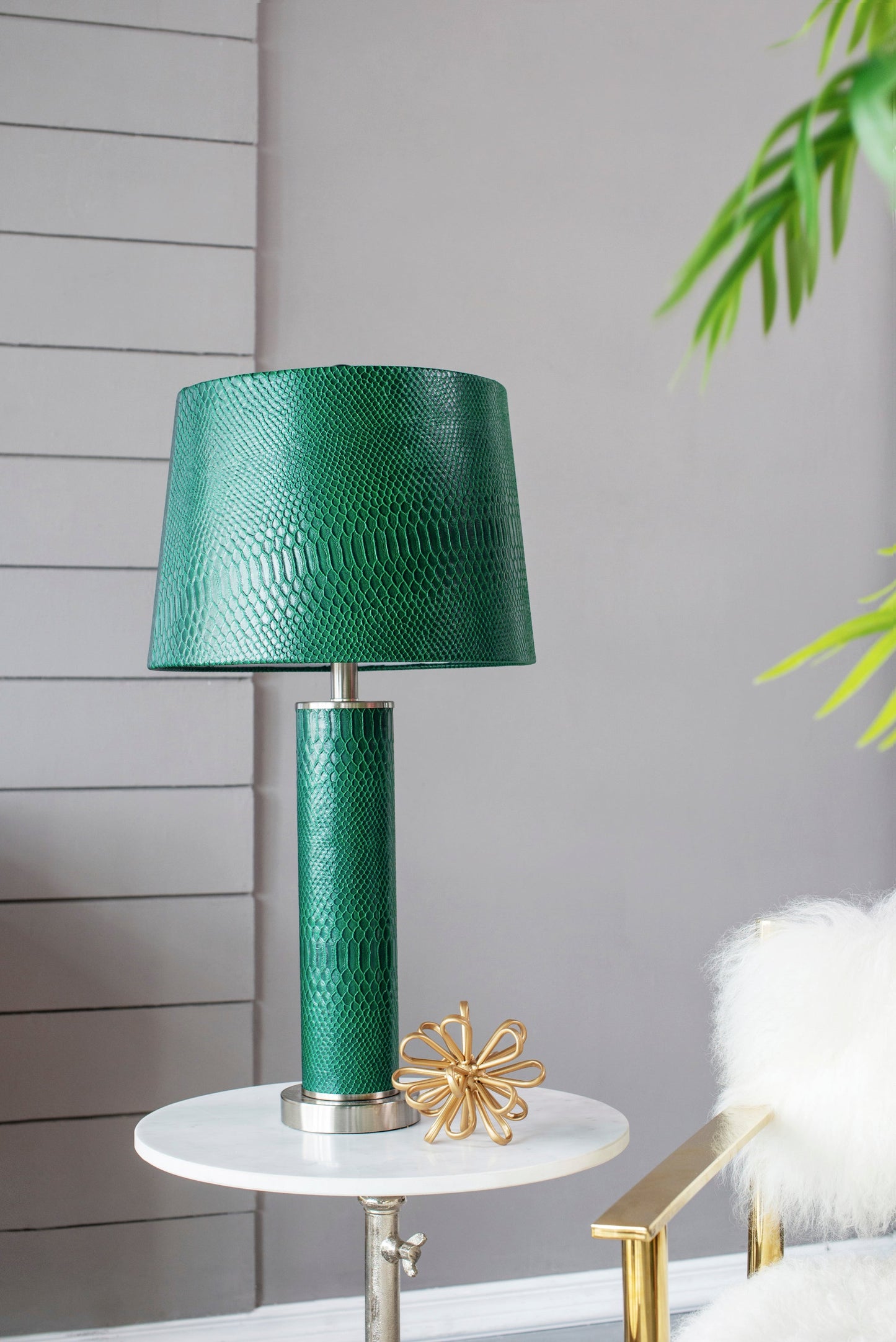 Green Iron Table Lamp For Living Room Elegant Modern Decor