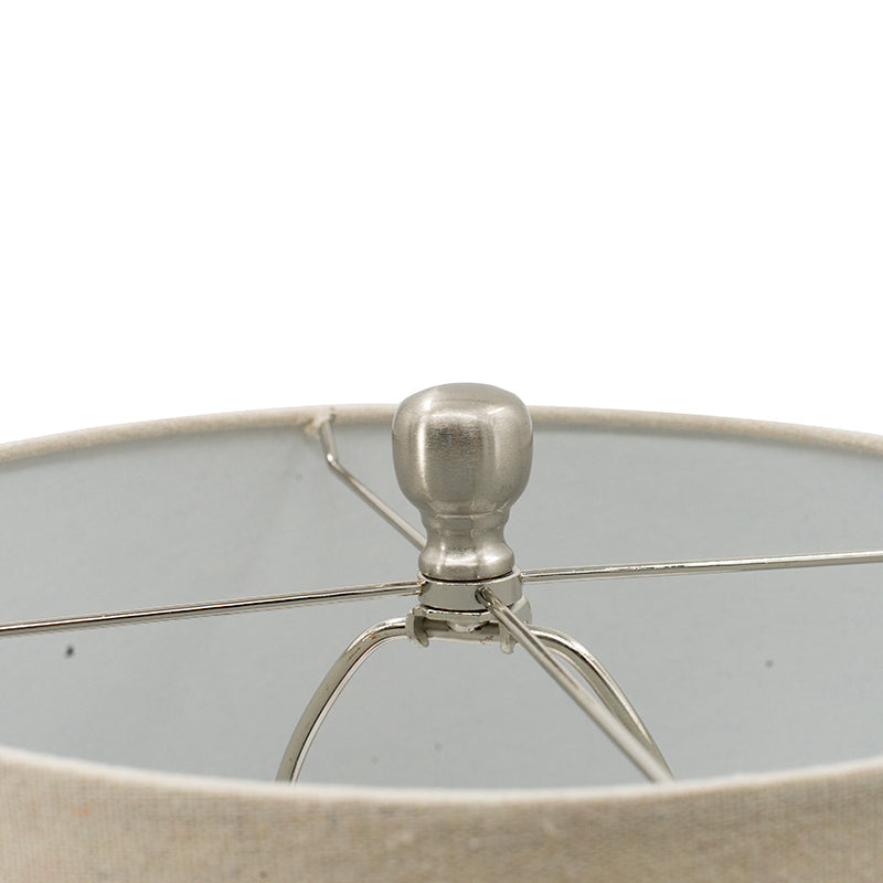 Stone Speckled Cone Table Lamp for Bedroom Nightstand