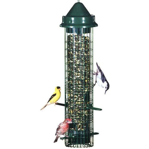 Squirrel-Proof Bird Feeder with Squirrel Buster Technology - Holds 1.4 Quarts Bird Seed