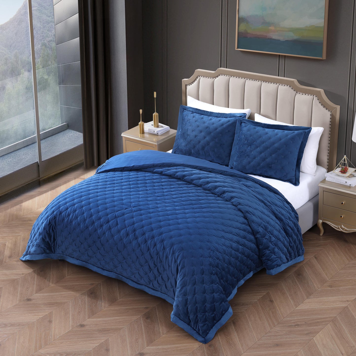 Velvet Elegance 3-Piece Comforter Set