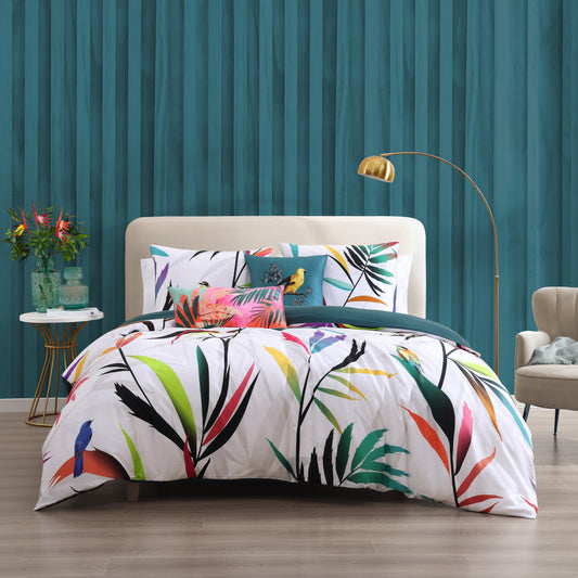 Vibrant Tropics 5-Piece Reversible Comforter Set