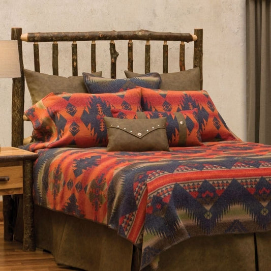 Transform your bedroom with the Desert Corral Bedding Set with Southwest Inspired Design, featuring vibrant desert hues.