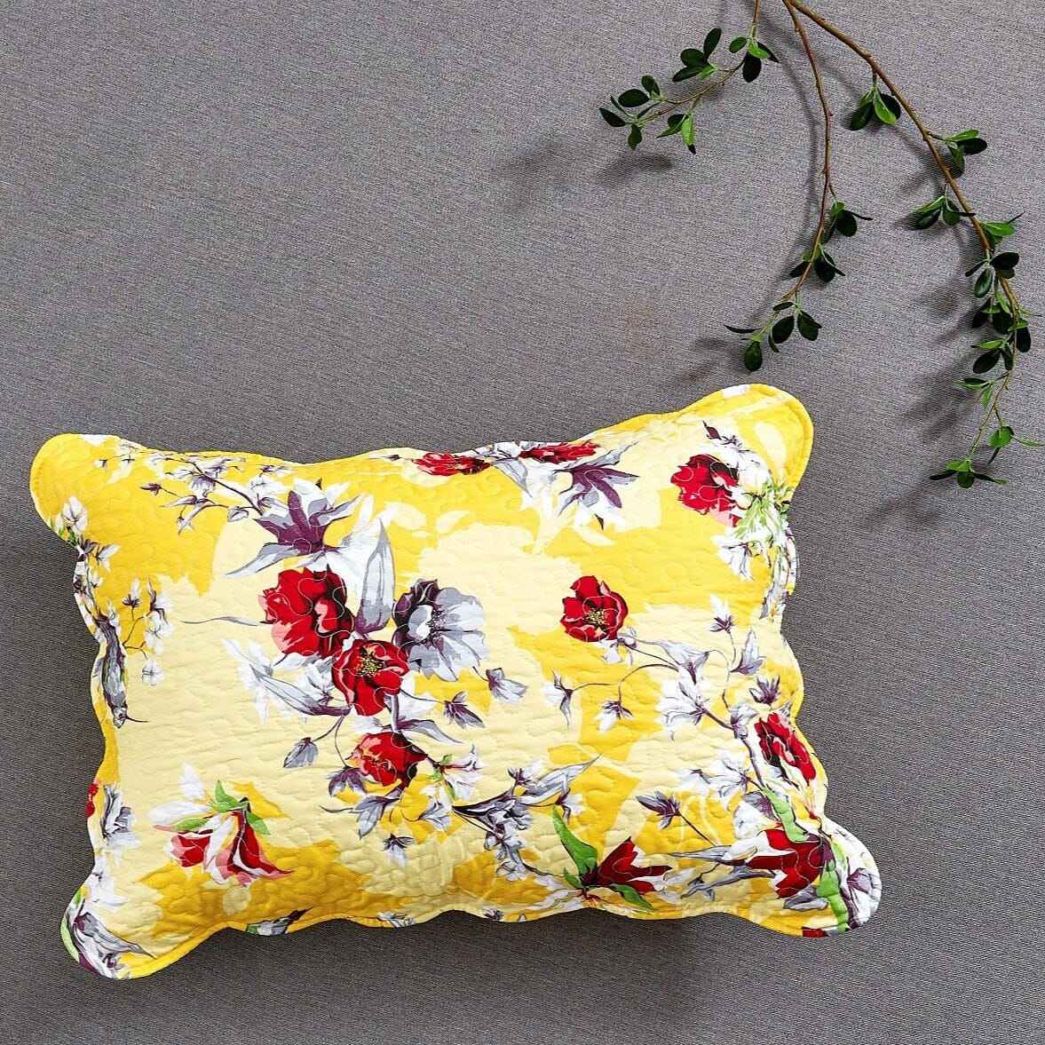 Brighten Your Space with the Sunshine Yellow Pillow Sham