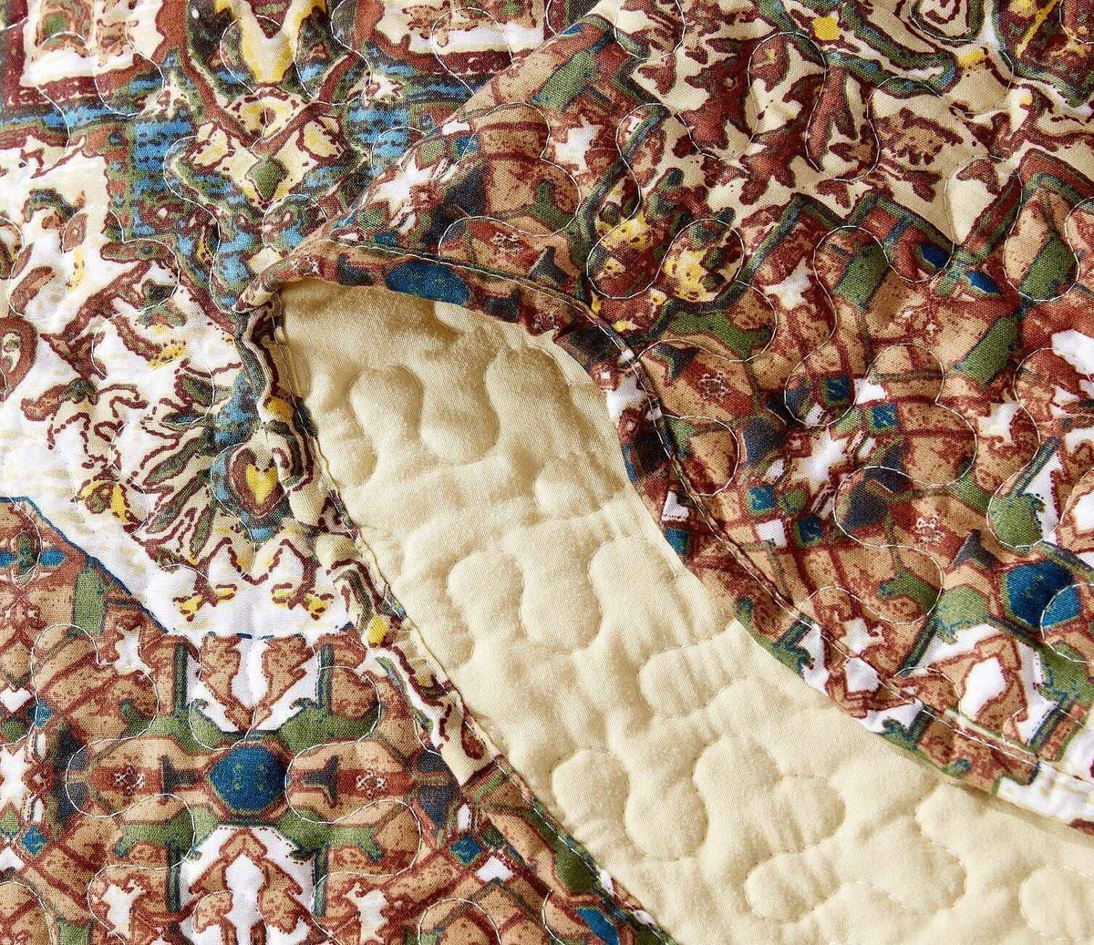Rustic Moroccan Floral Bedspread: Elevate Your Bedroom with Earthy Elegance
