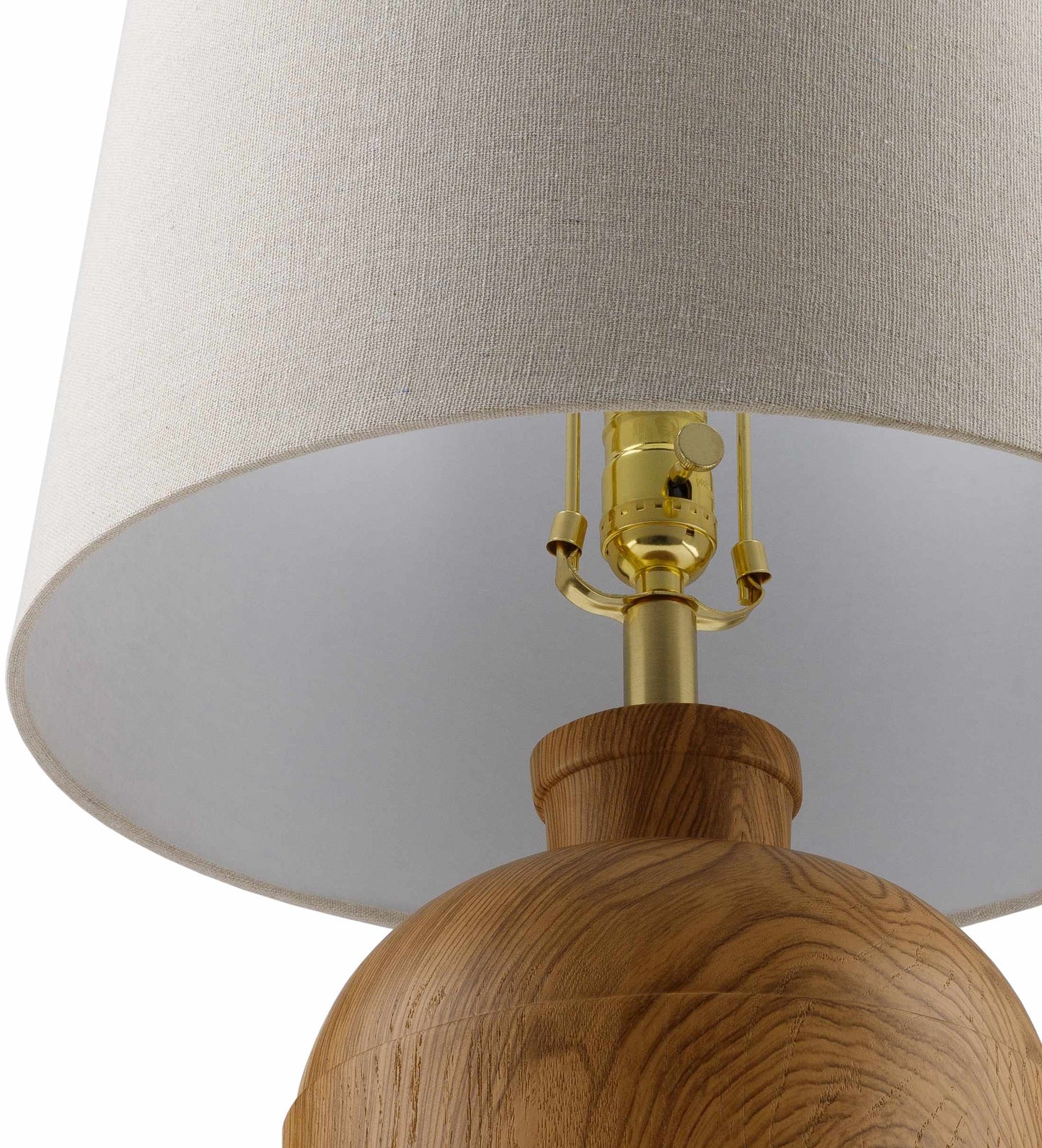 Karlshorst Transitional Bohemian Table Lamp Linen Shade