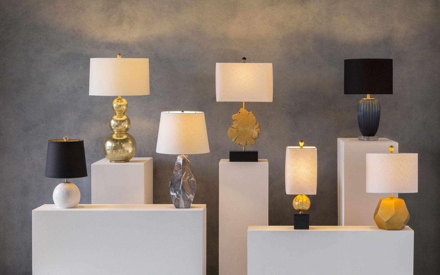 Coleford Gold Geometric Table Lamp-3