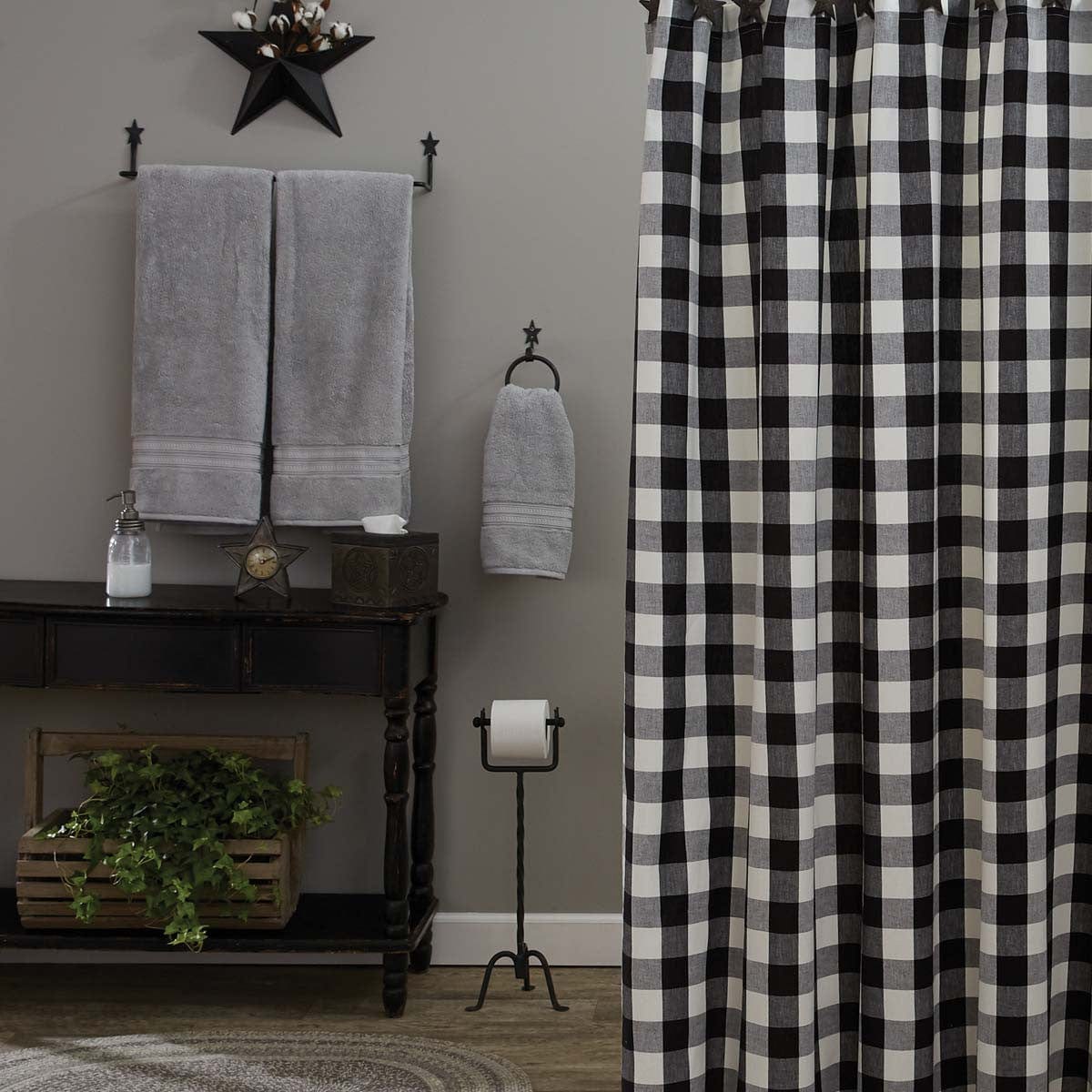 Checkered Elegance Shower Curtain