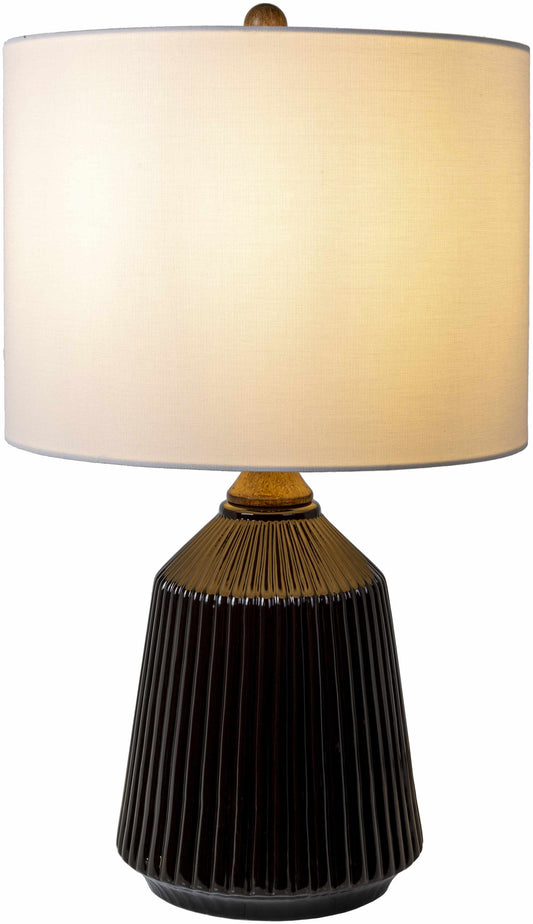 Tramutola Black Contemporary Ceramic Accent Table Lamp