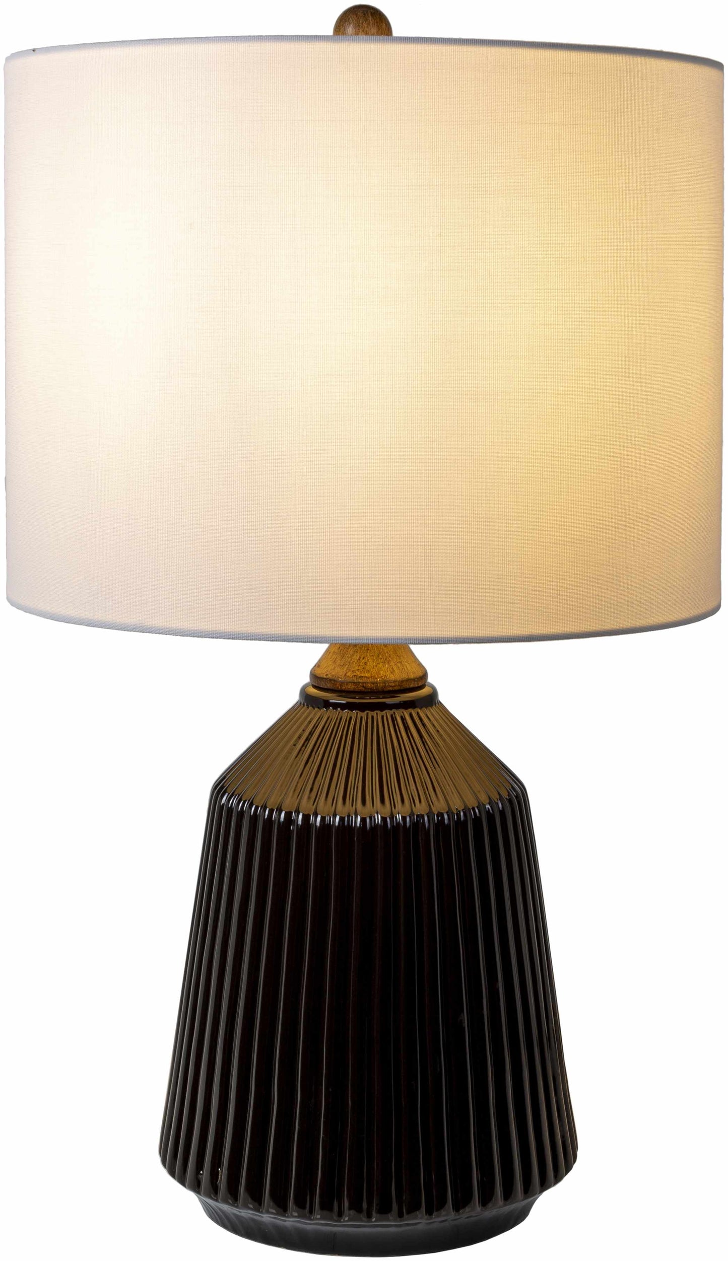 Tramutola Black Contemporary Ceramic Accent Table Lamp