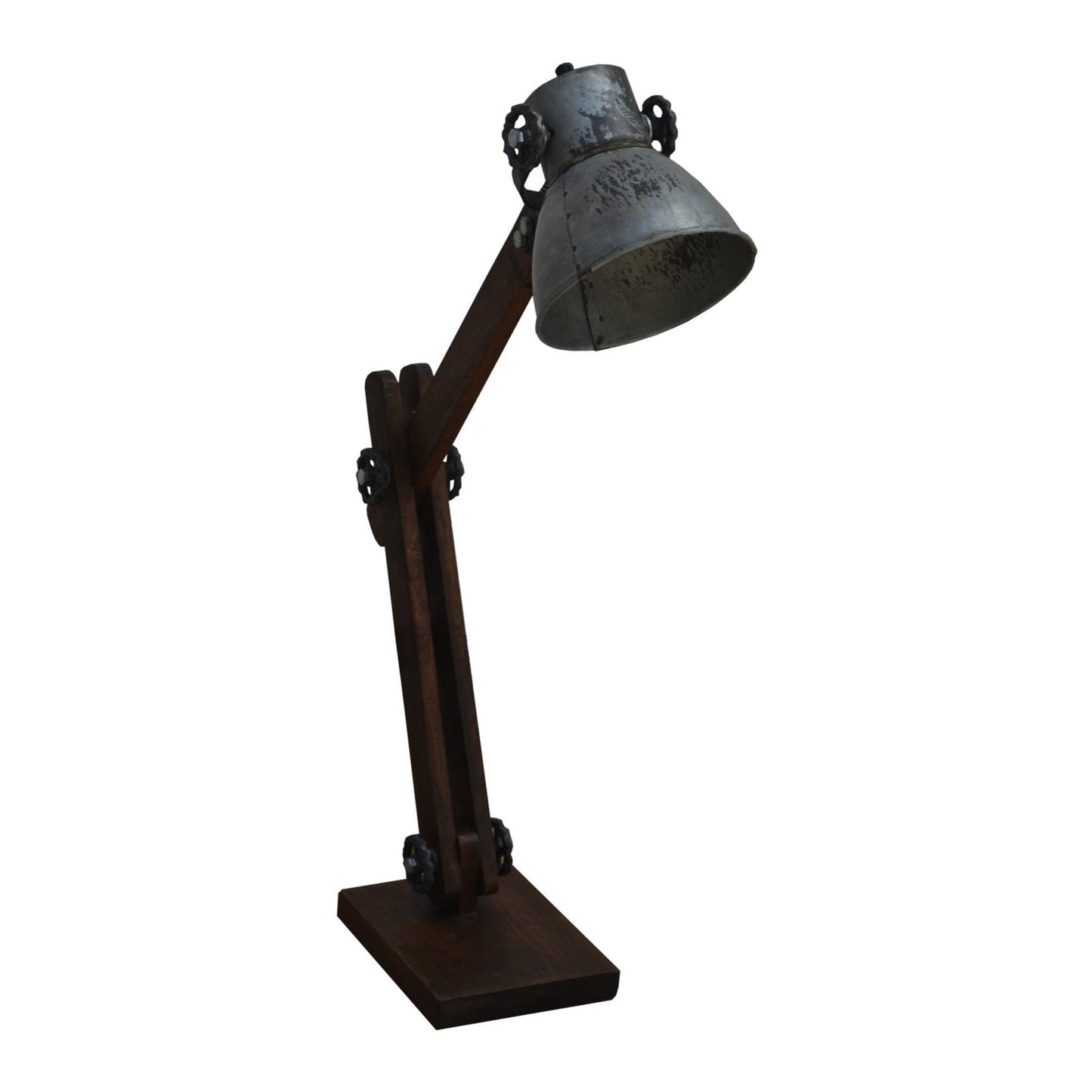 Vintage Rusty Industrial Desk Lamp