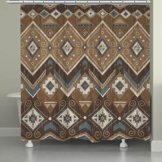 Apache Valley Digital Print Shower Curtain for Elegant Decor