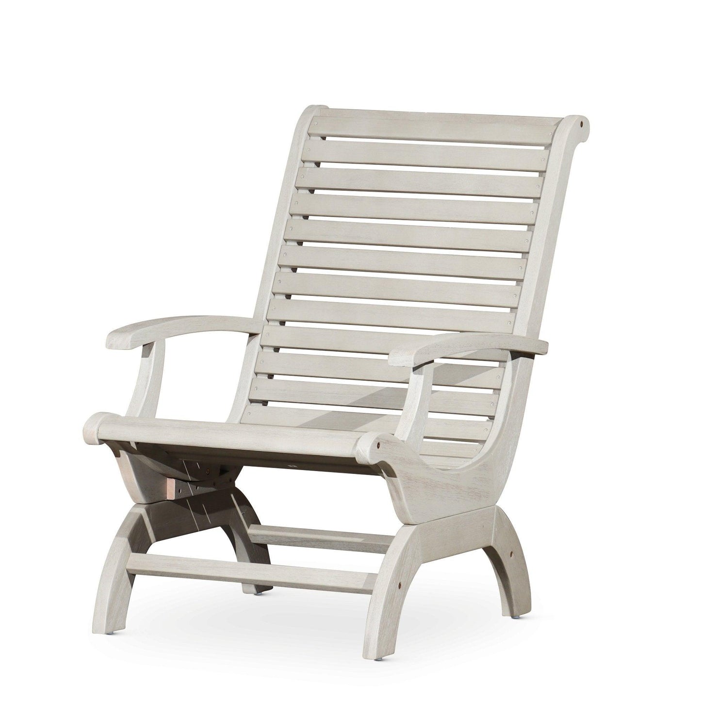 Eucalyptus Sleigh-Style Outdoor Relaxation Chair