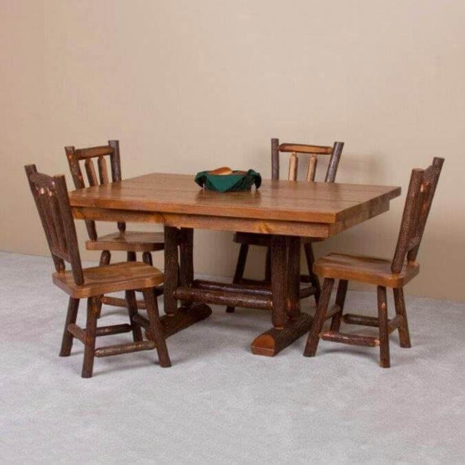 Caldwell Brook Trestle Dining Table and Chairs