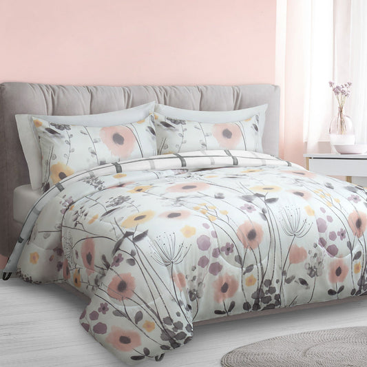 Mirabella Woven Comforter Bedding Set 3 Piece King