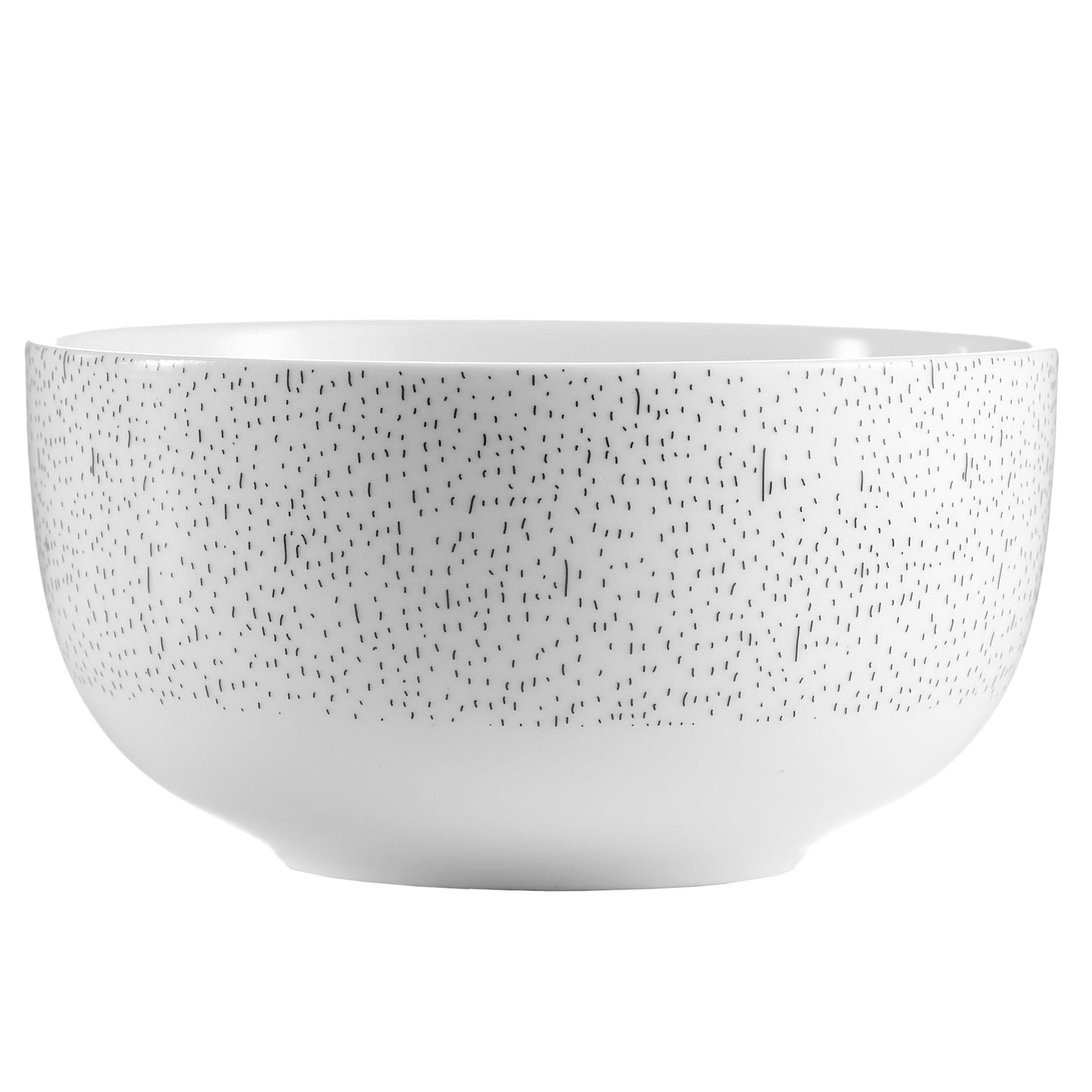 Dinnerware Set 12 Piece Black and White Service for 4