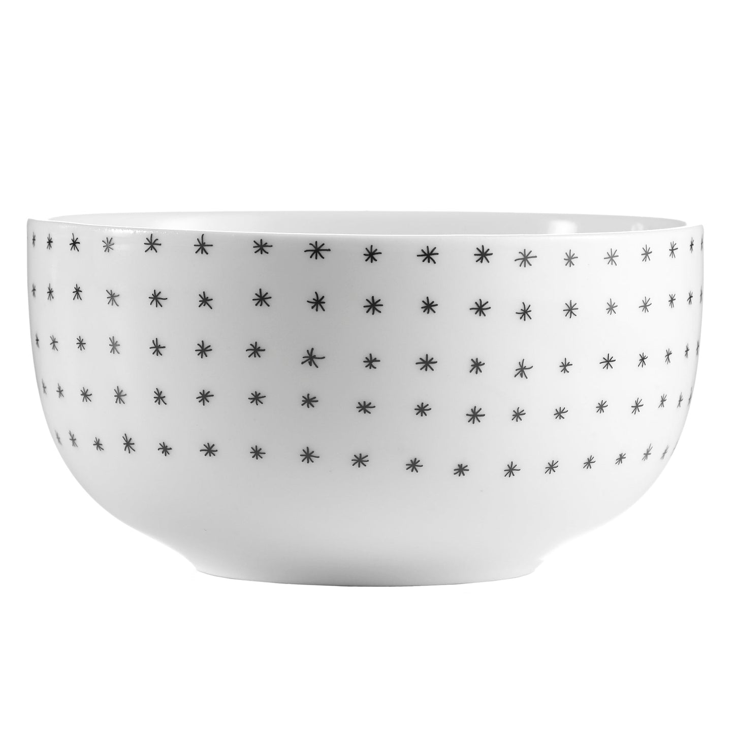 Dinnerware Set 12 Piece Black and White Service for 4