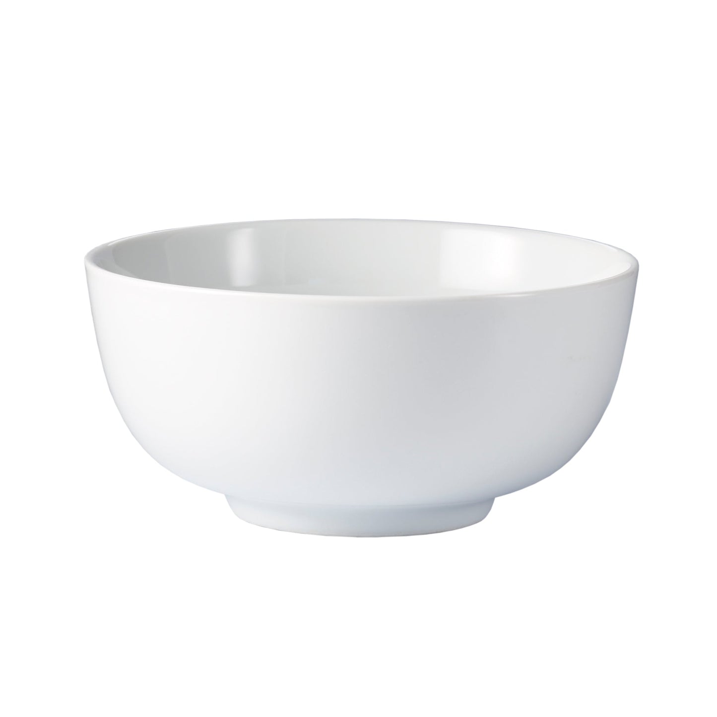 Plain White 12 Piece Dinnerware Set Round Rim Service For Four