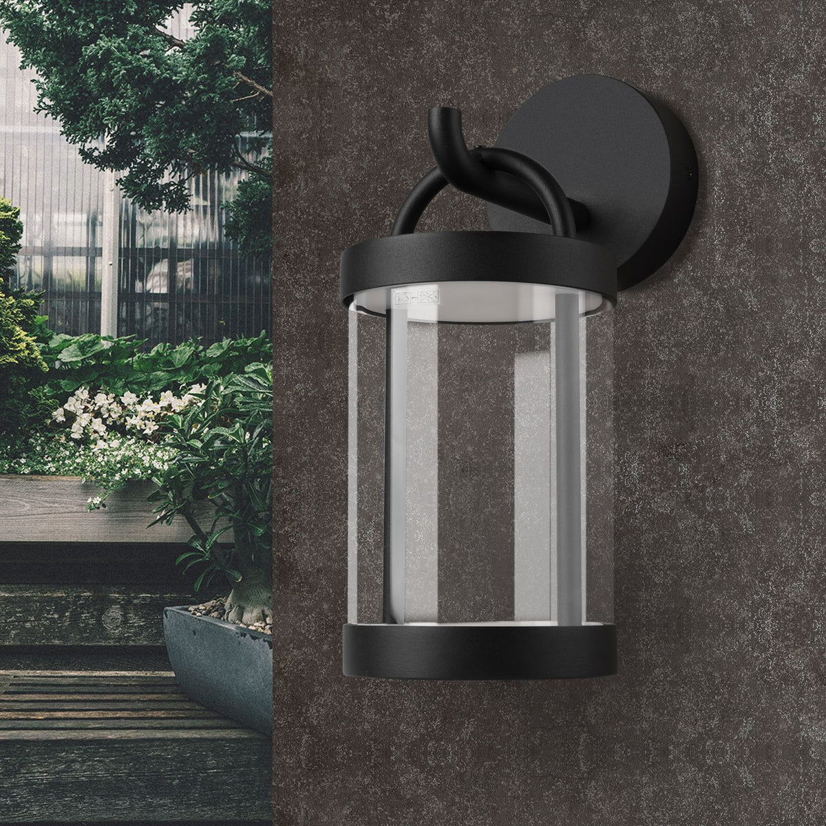 Inowel outdoor IP65 waterproof LED wall sconce lantern exterior light fixture