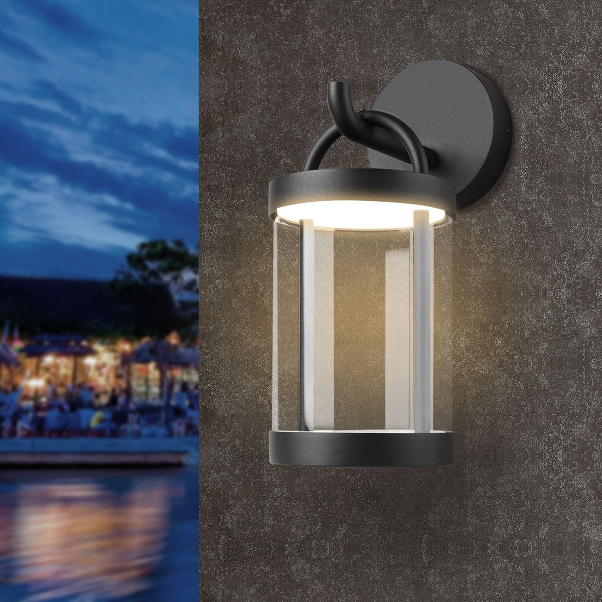 Inowel IP65 waterproof LED outdoor wall sconce lantern exterior light fixture