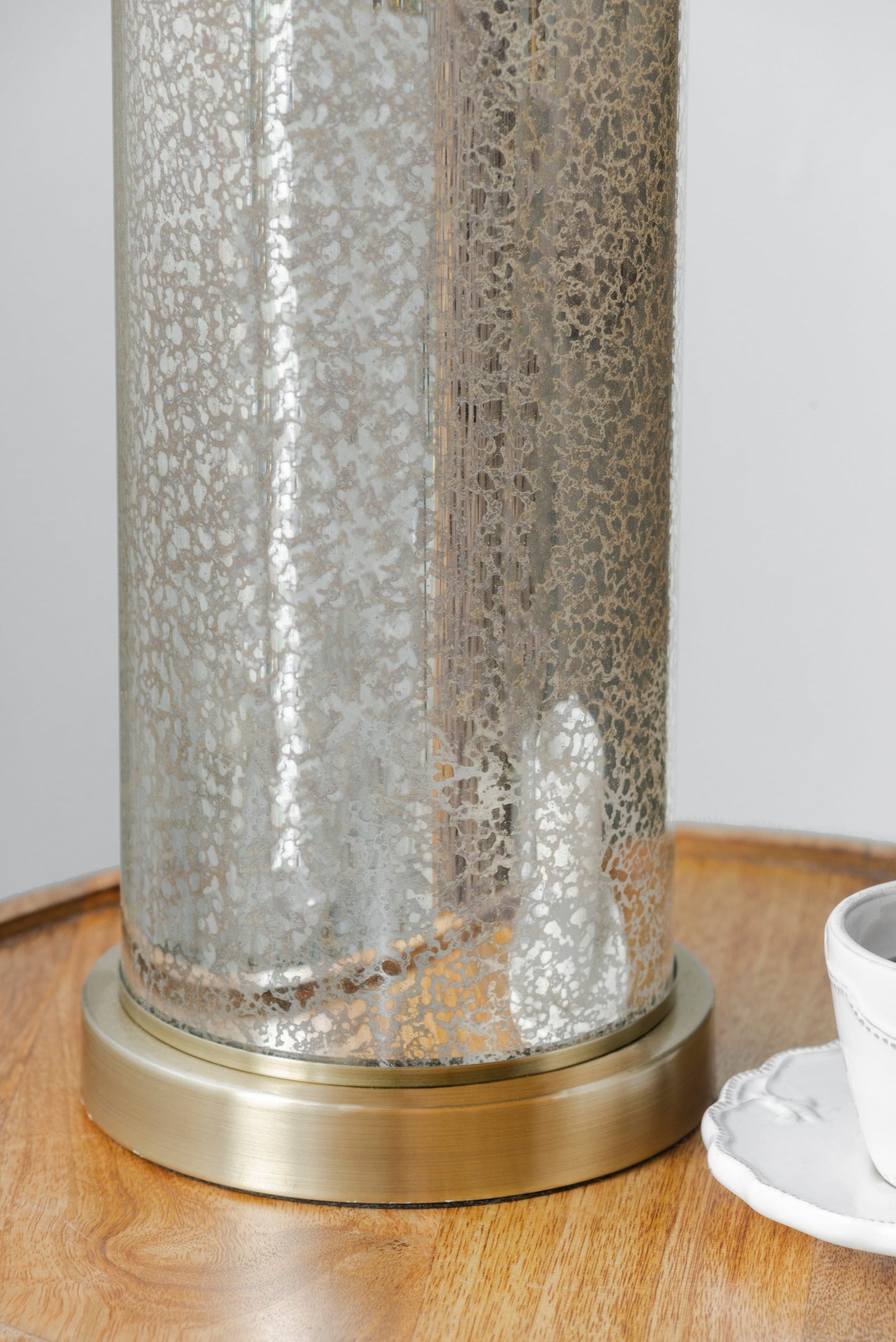 Gold Mirrored Glass Table Lamp For Modern Decor Luxury Glow