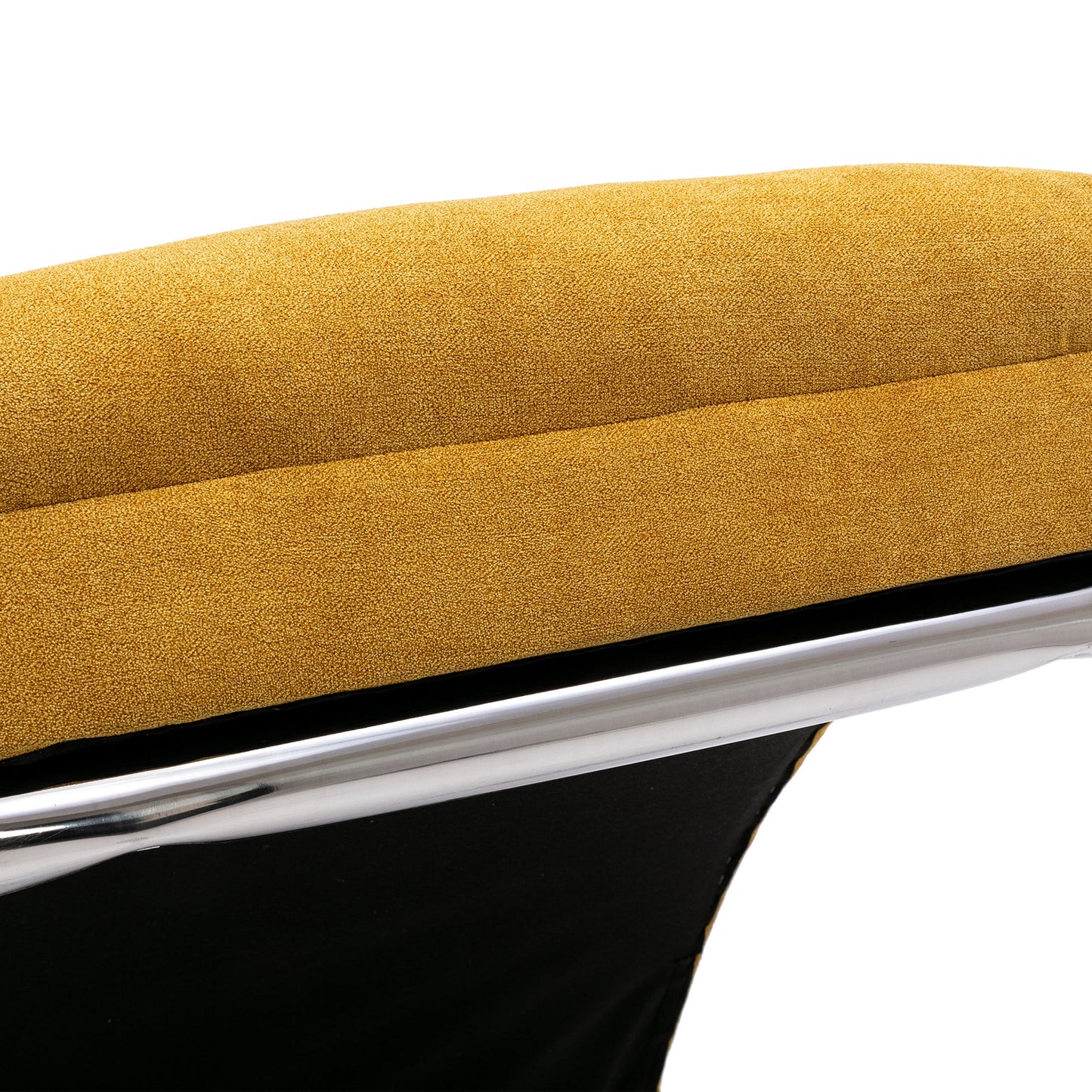 Modern Massage Chaise Lounge with Curved Backrest and Storage Pocket