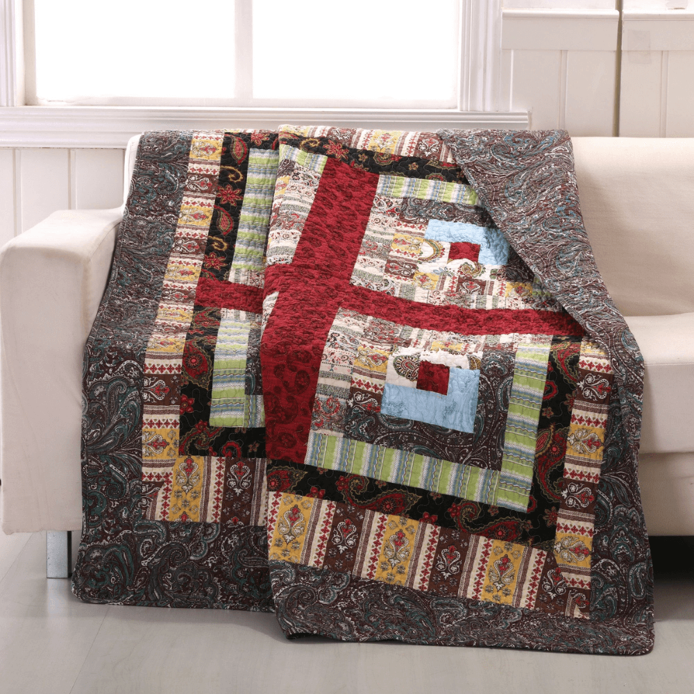 Gunnison Lodge Cozy Cotton Throw Blanket