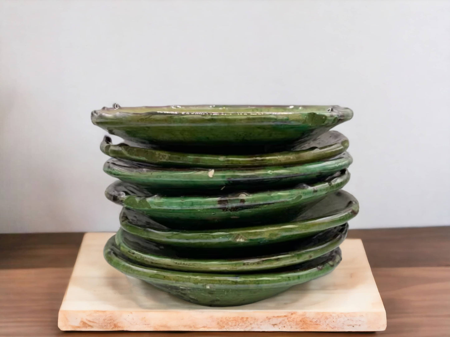 Discover Authentic Tamegroute Green Glazed Pottery Set