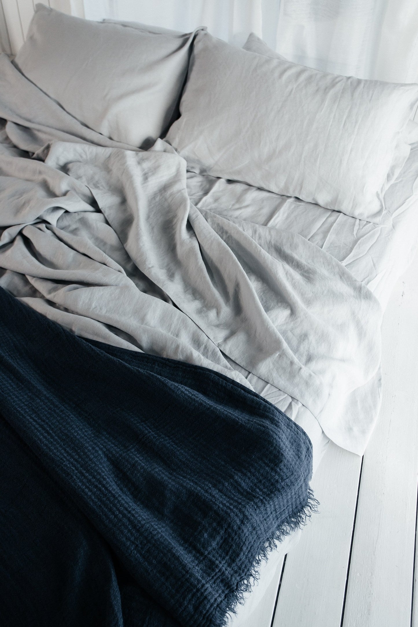 Trieste Linen Sheet Set 100% Linen Stonewashed For Cool Comfort