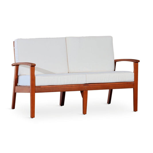 Eucalyptus Longs Peak Loveseat with Comfy Cushion