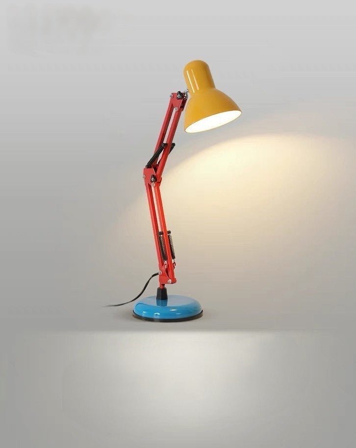 Vibrant Memphis Retro Adjustable Desk Lamp - Full Spectrum Eye Care Lighting