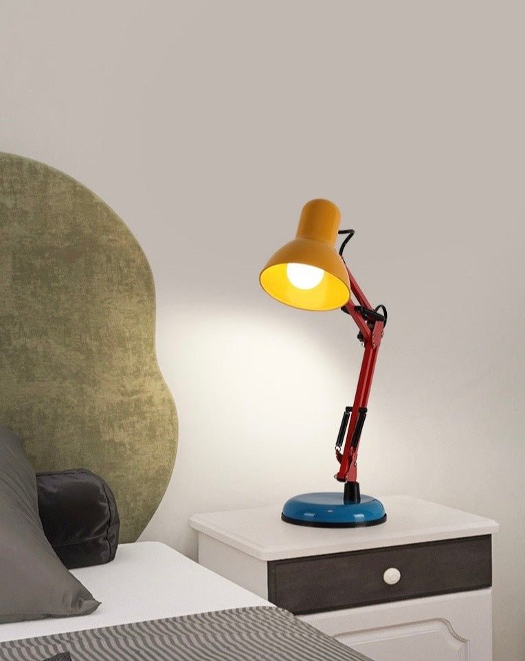 Vibrant Memphis Retro Adjustable Desk Lamp - Full Spectrum Eye Care Lighting